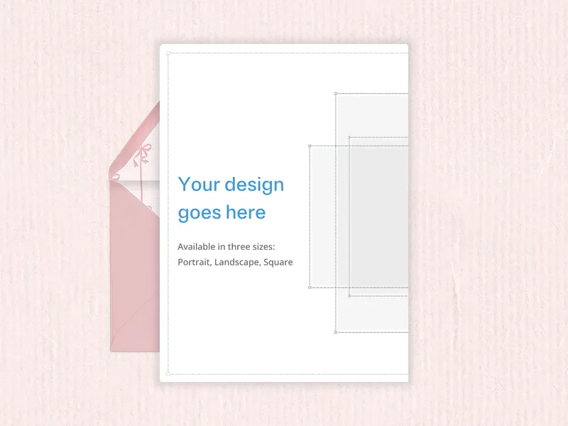 Upload Your Own Design (Bows) - baby - Invitation