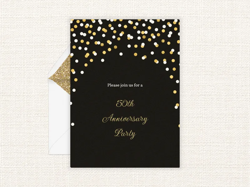 Be Our Guest - anniversary - Invitation