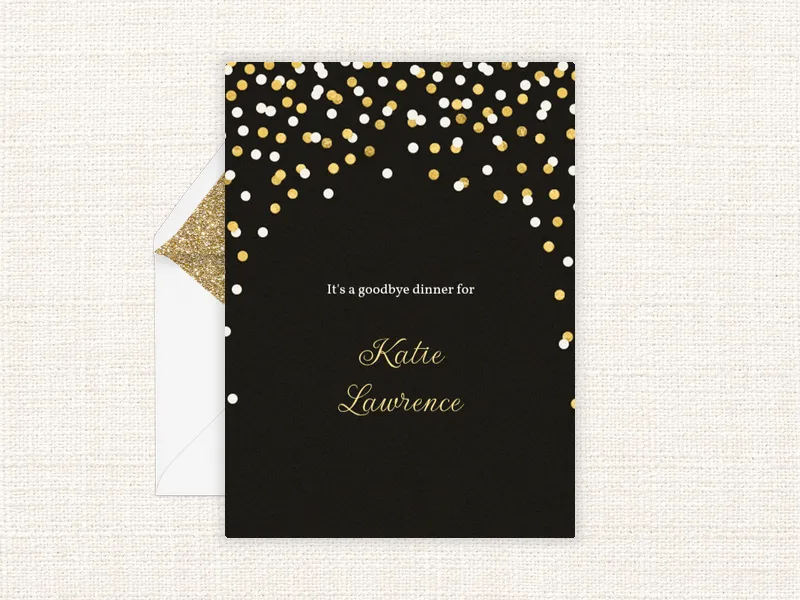 Be Our Guest Invitation premium template design