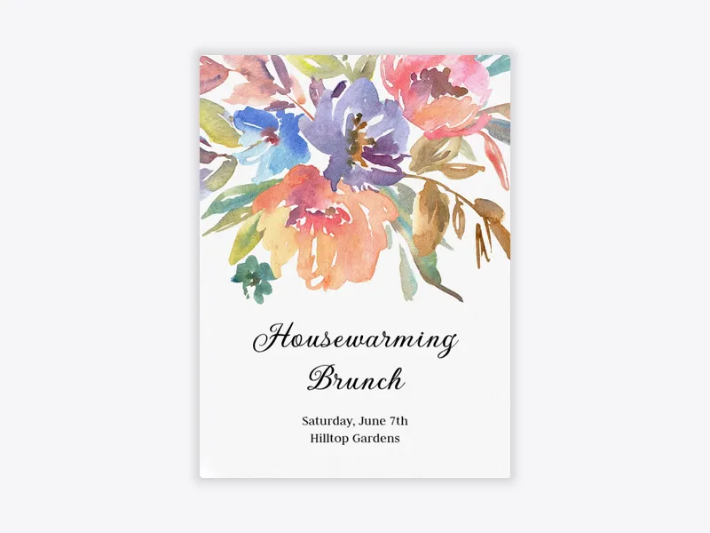 Simply Petal Perfect - charity_fundraisers - Invitation