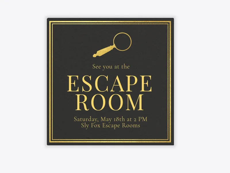 Sleuth Night Variation - activities_and_organizations - Invitation