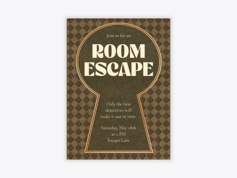 Keyhole Clue - business_gatherings - Invitation