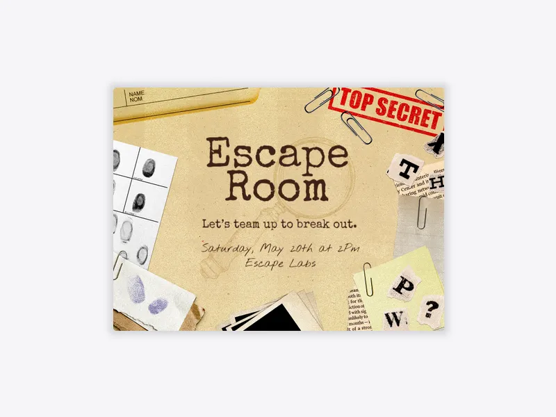 Confidential Case - featured - Invitation
