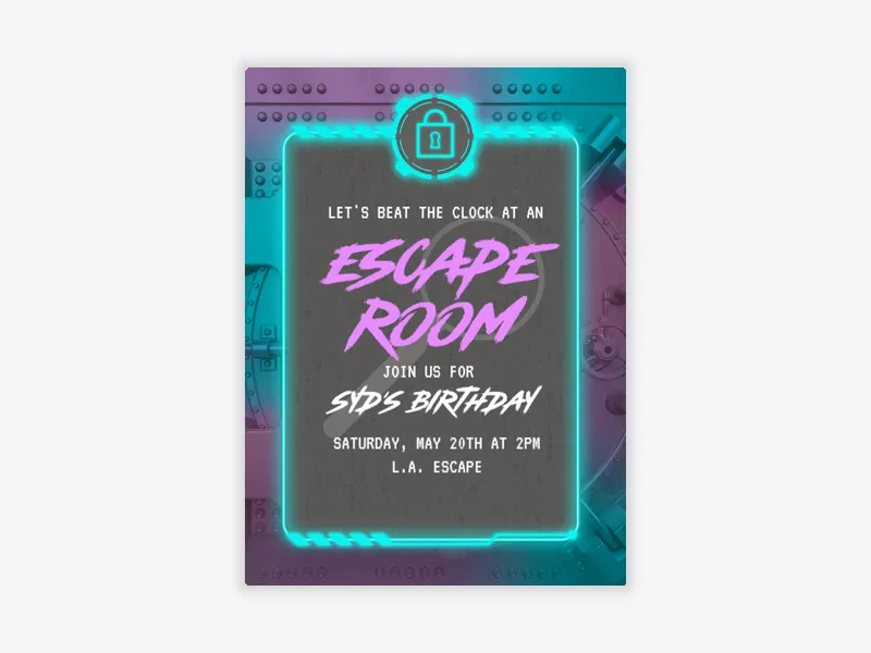 Neon Lockdown - activities_and_organizations - Invitation