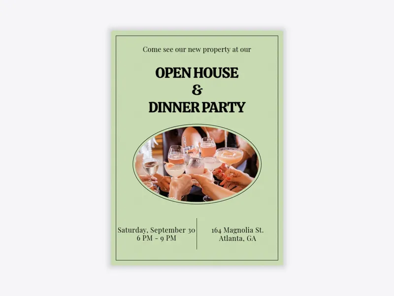Oh So Oval (Photo) - open_house - Invitation