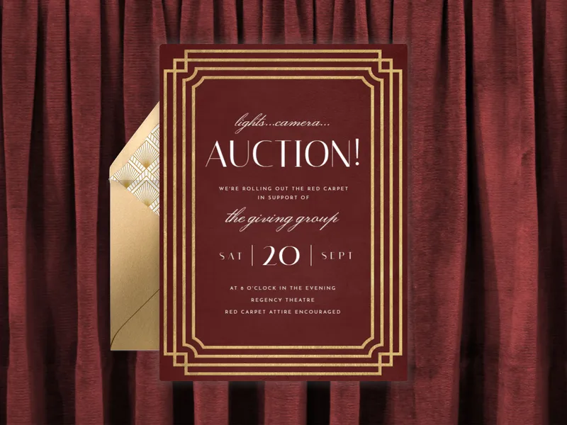 Center Stage - charity_fundraisers - Invitation
