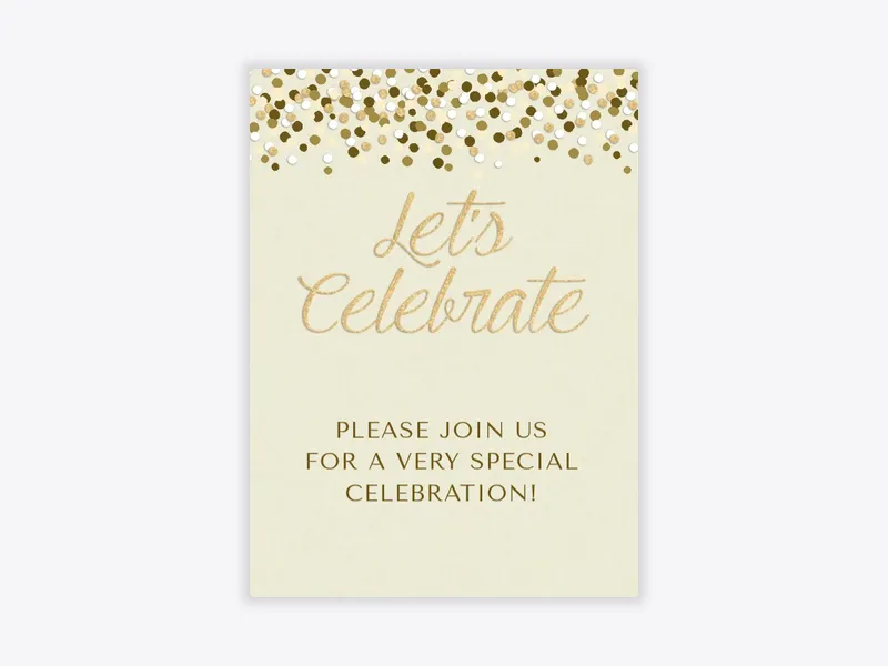 Small Confetti - birthday_forteens - Invitation