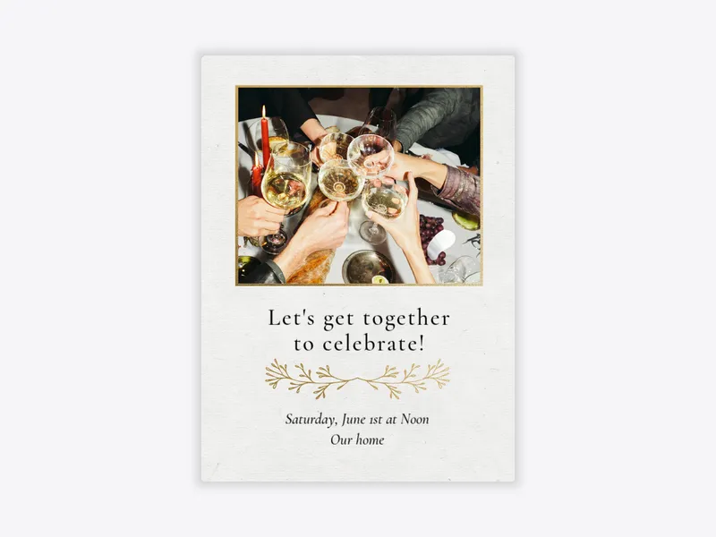 Floral Divider (Photo) - parties_dyo_uyo - Invitation