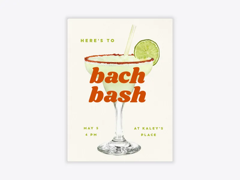 Spicy Marg - bachelorette - Invitation