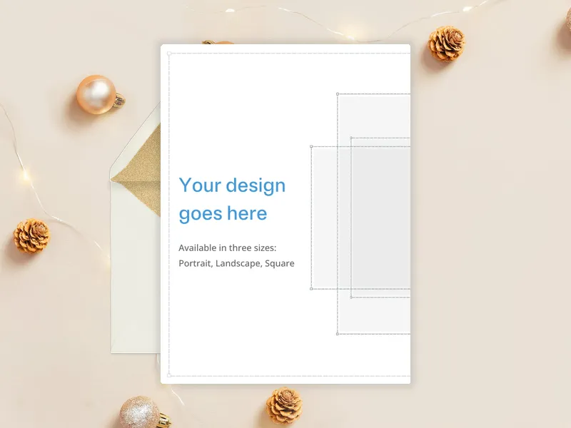 Upload Your Own Design (Festive Ornaments) - holiday_party - Invitation
