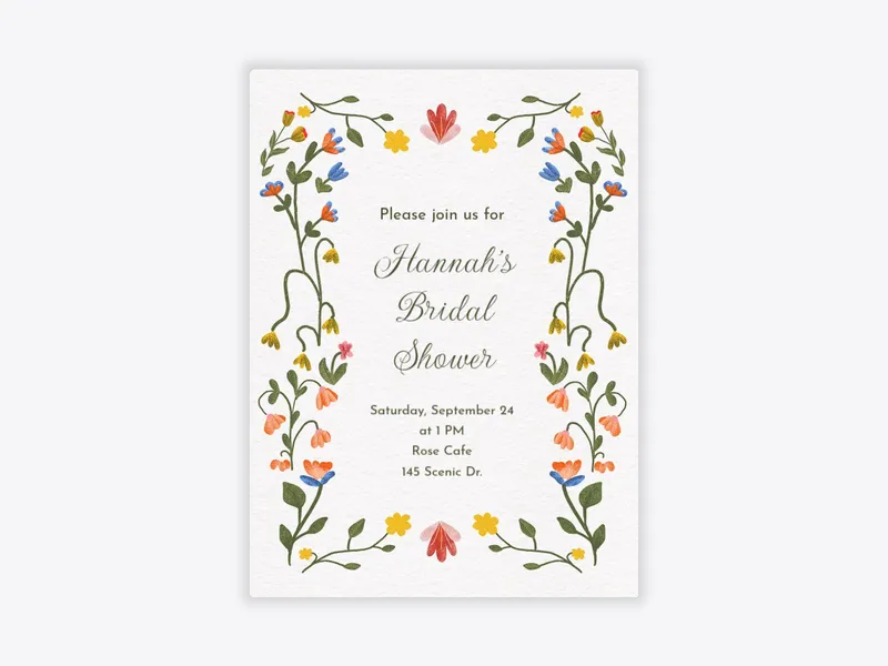 Bright Little Blooms - post_wedding_brunch - Invitation