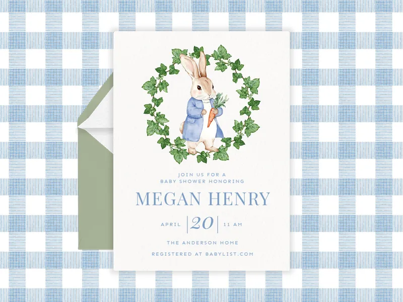 Darling Rabbit - parenthood_journey - Invitation