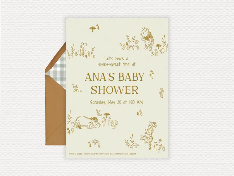 Disney’s Winnie the Pooh: Always Together - baby_shower - Invitation