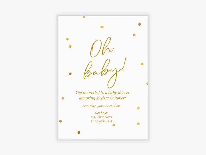 This Calls for Confetti - baby_shower - Invitation