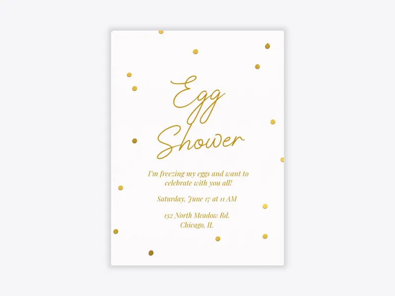 This Calls for Confetti Invitation free template design