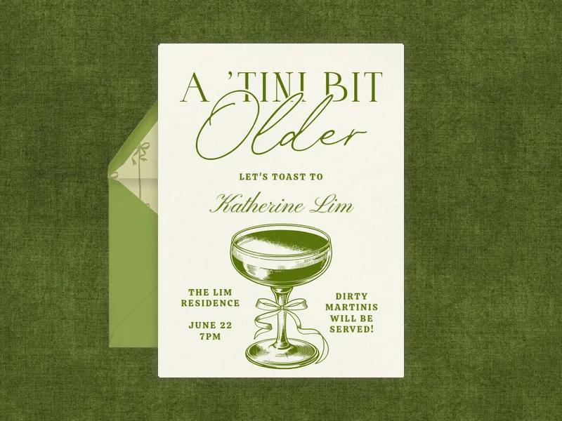 Matcha Mood - birthday_milestones - Invitation