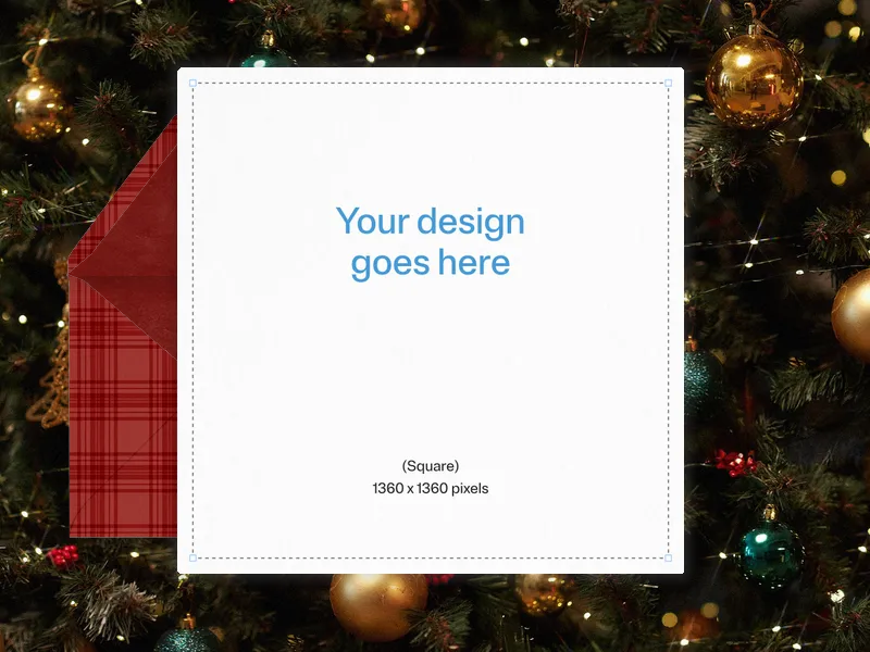 Upload Your Own Design (Christmas Ornaments) - christmas - Invitation