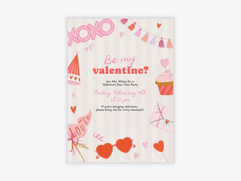 Sweetheart Doodles - valentines_day - Invitation