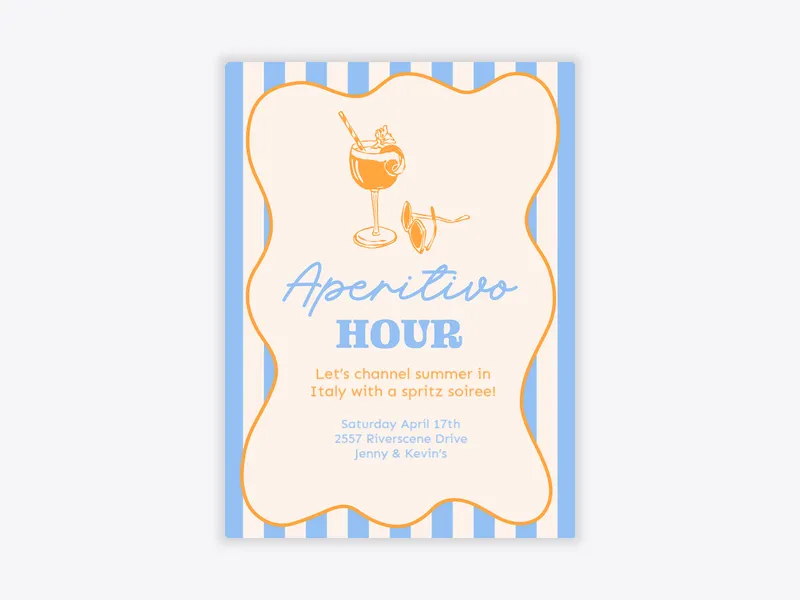 Aperitivo Hour - pool_party - Invitation