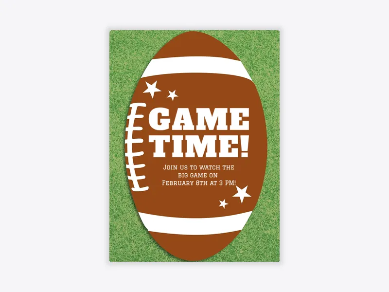Football Frenzy - sports - Invitation