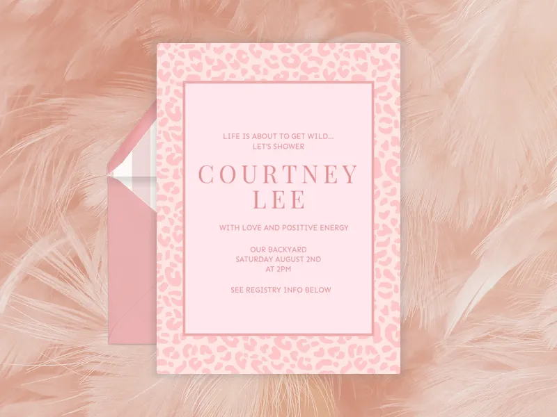 Little Leopards - baby_shower - Invitation