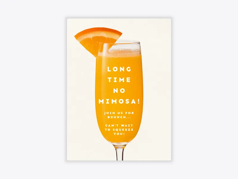 Mimosa Mania - outdoor_fun - Invitation