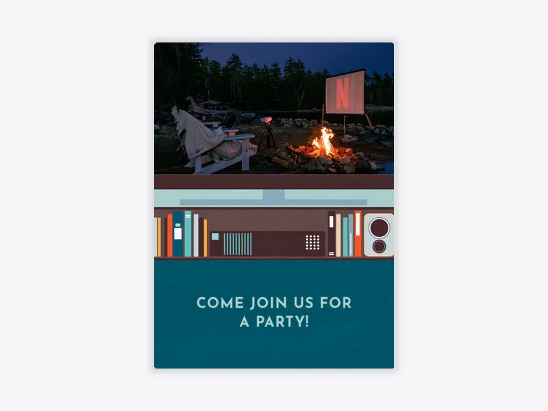 Movie Night (Photo) - parties_dyo_uyo - Invitation