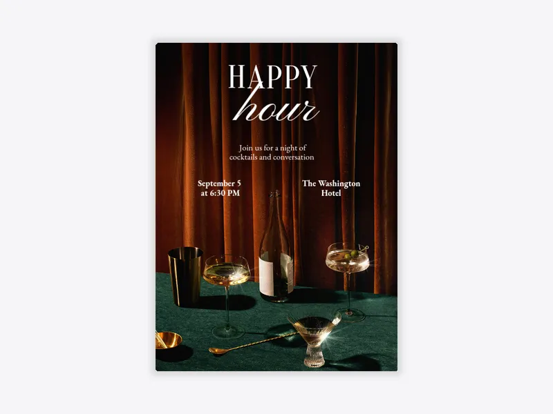 On the Table - happy_hour - Invitation