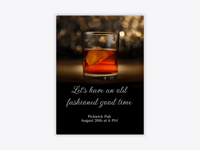 On the Rocks - birthday_foradults - Invitation