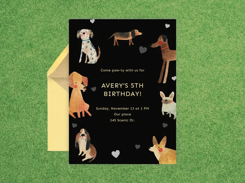 Pup on Over - kids_activities - Invitation