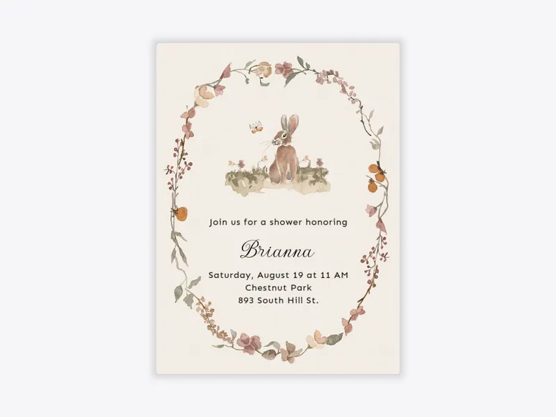 Somebunny's Invited - baby_shower - Invitation