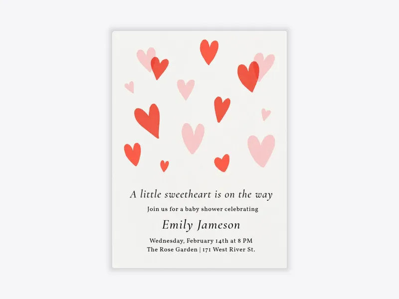 Splendid Sweethearts - baby_sprinkle - Invitation