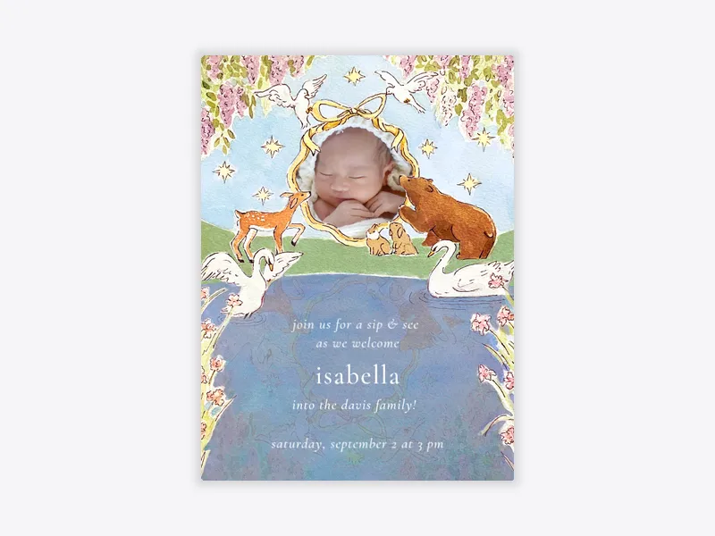 Warm Welcome (Photo) - parenthood_journey - Invitation