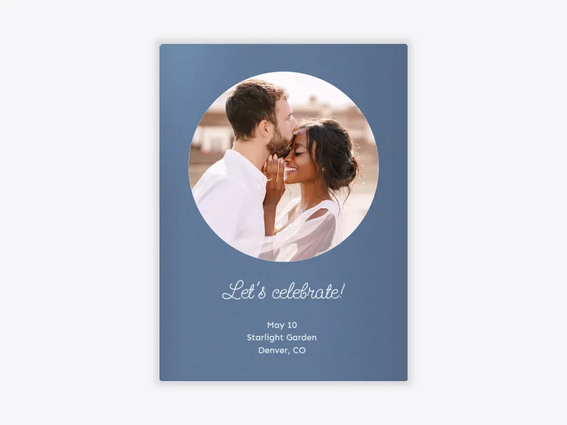 Cornflower (Photo) - wedding_dyo_uyo - Invitation