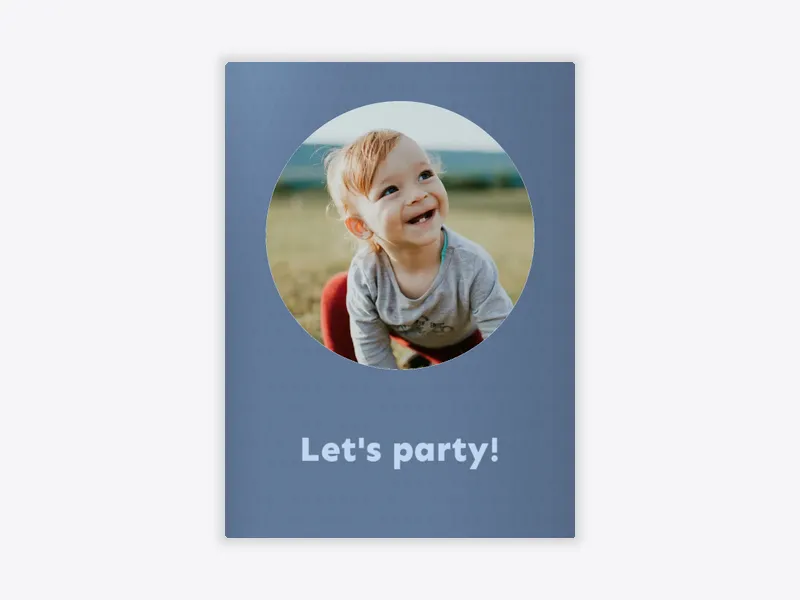 Cornflower (Photo) - babys_first - Invitation