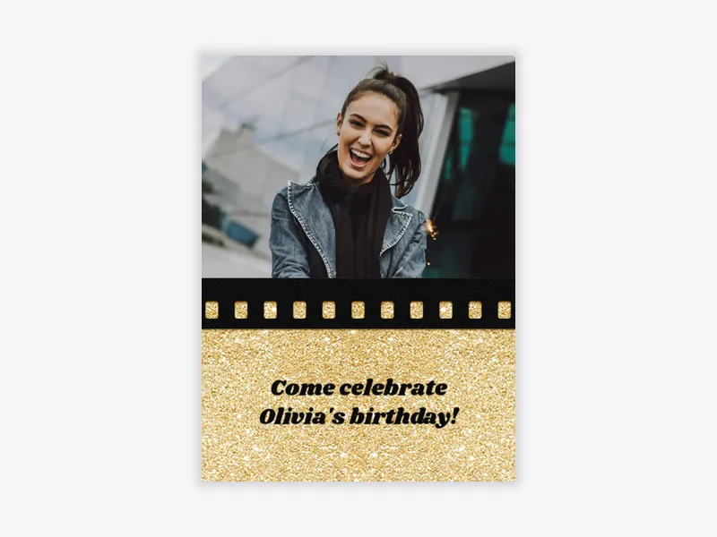 Viewing Party (Photo) - adult_bday_dyo_uyo - Invitation