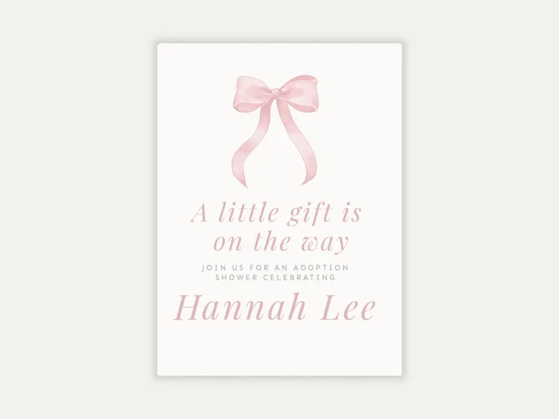 A Little Gift - featured - Invitation