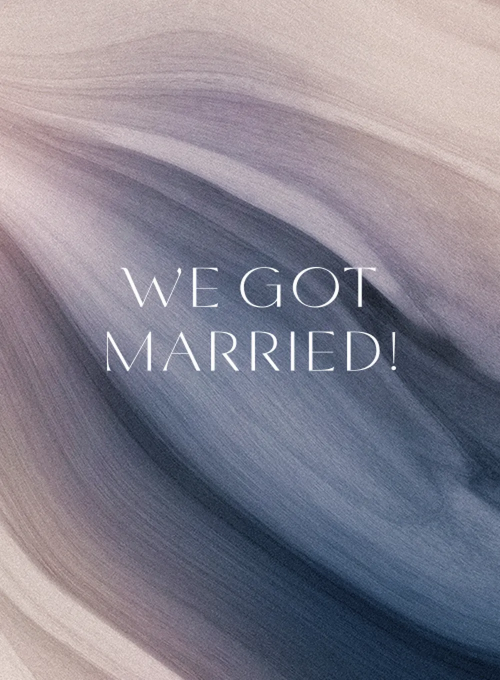 Agate Swirl - wedding_announcements - Card