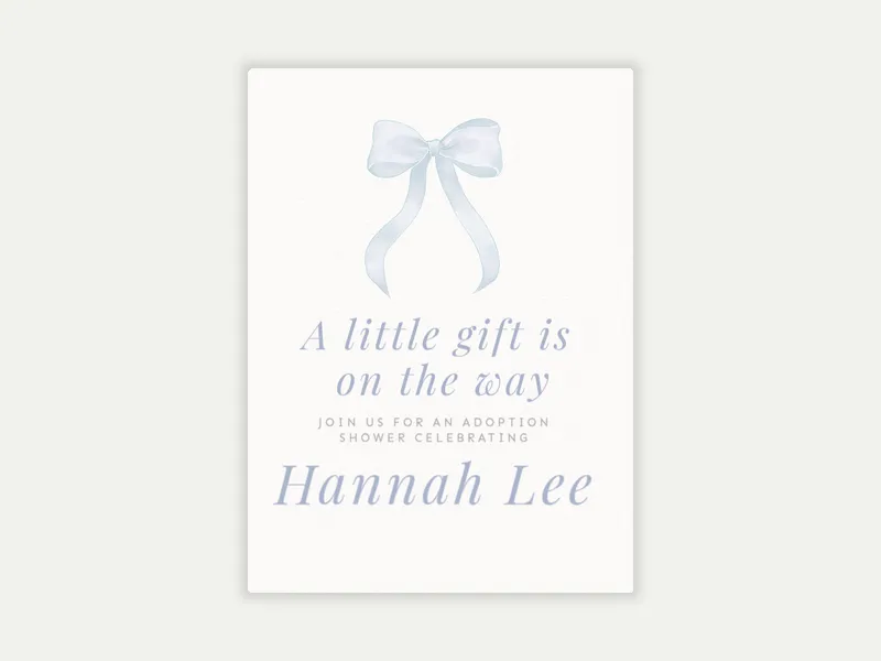 A Little Gift - couples_baby_shower - Invitation