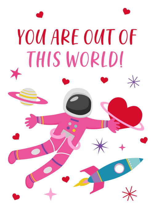 Astro Love - sending_love_cards - Card