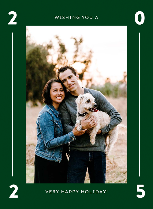 Green A Year to Remember (Photo) - design_your_own_cards - Card