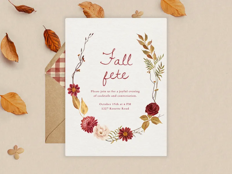 Aster Garland - mid_autumn_festival - Invitation
