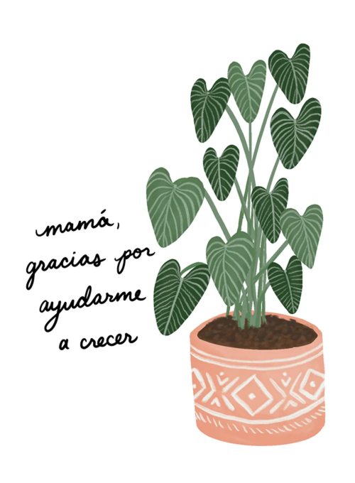 Ayudarme a Crecer - mothers_day_cards - Card