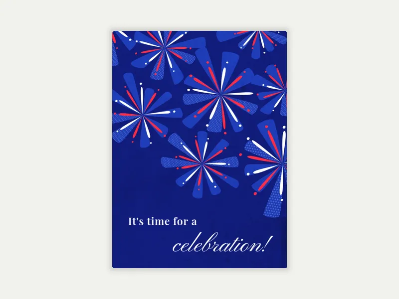 American Fireworks - memorial_day - Invitation