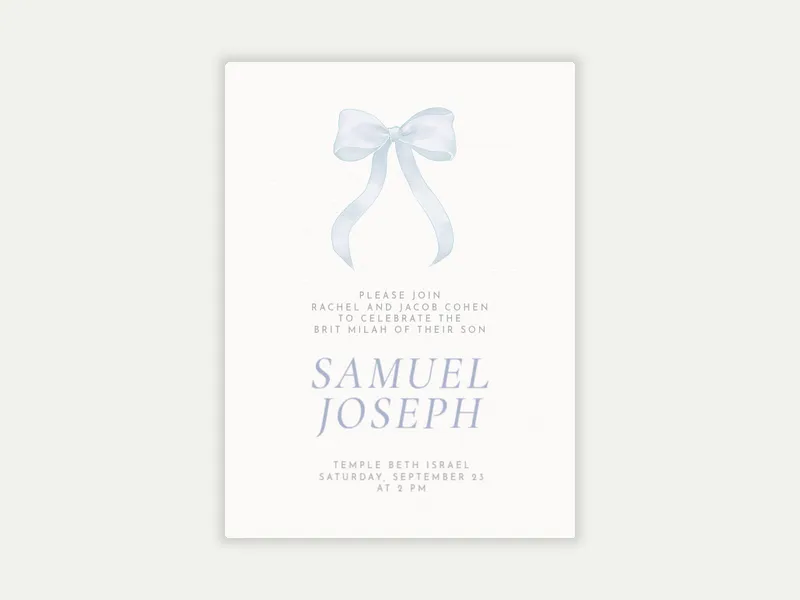 A Little Gift - baby_naming_bris - Invitation