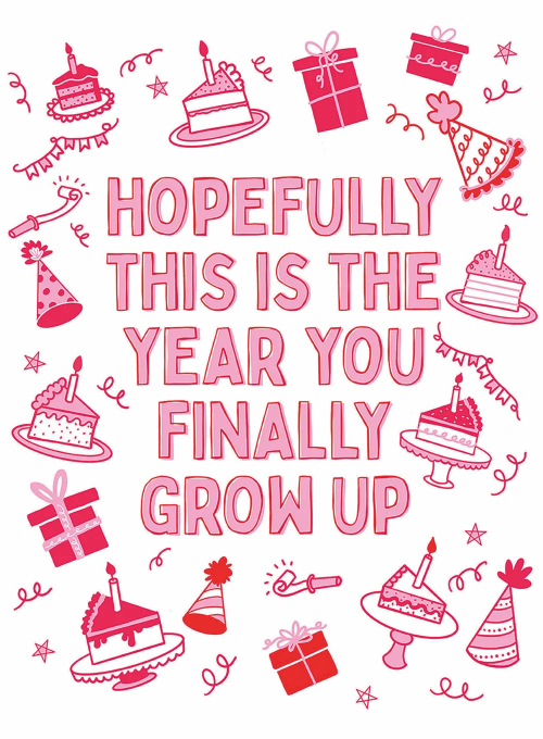 Bday Accessories - birthday_adults_cards - Card
