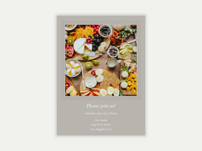 Basic Gray (Photo) - business_dyo_uyo - Invitation