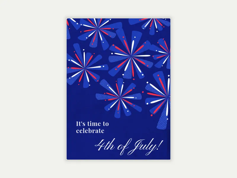 American Fireworks - july_fourth - Invitation