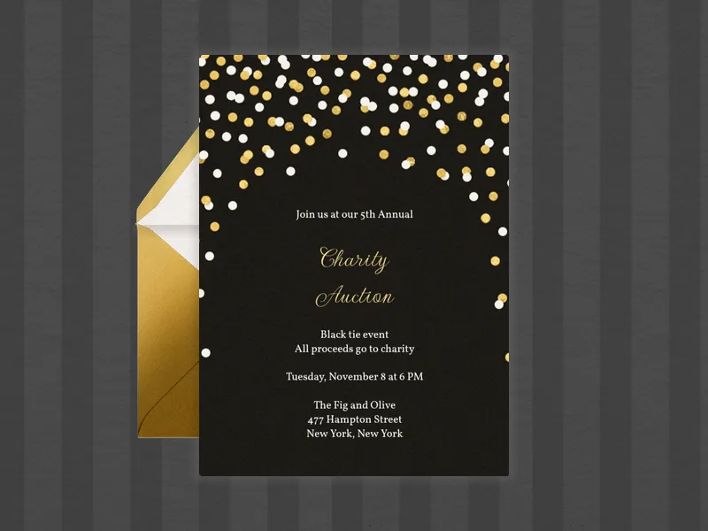 Be Our Guest - anniversary - Invitation