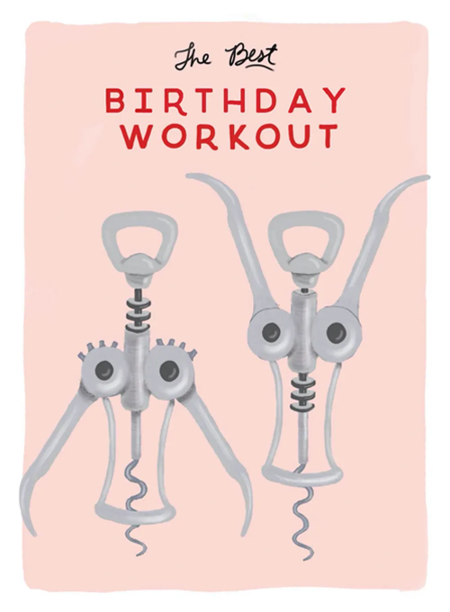 Birthday Workout - birthday_adults_cards - Card